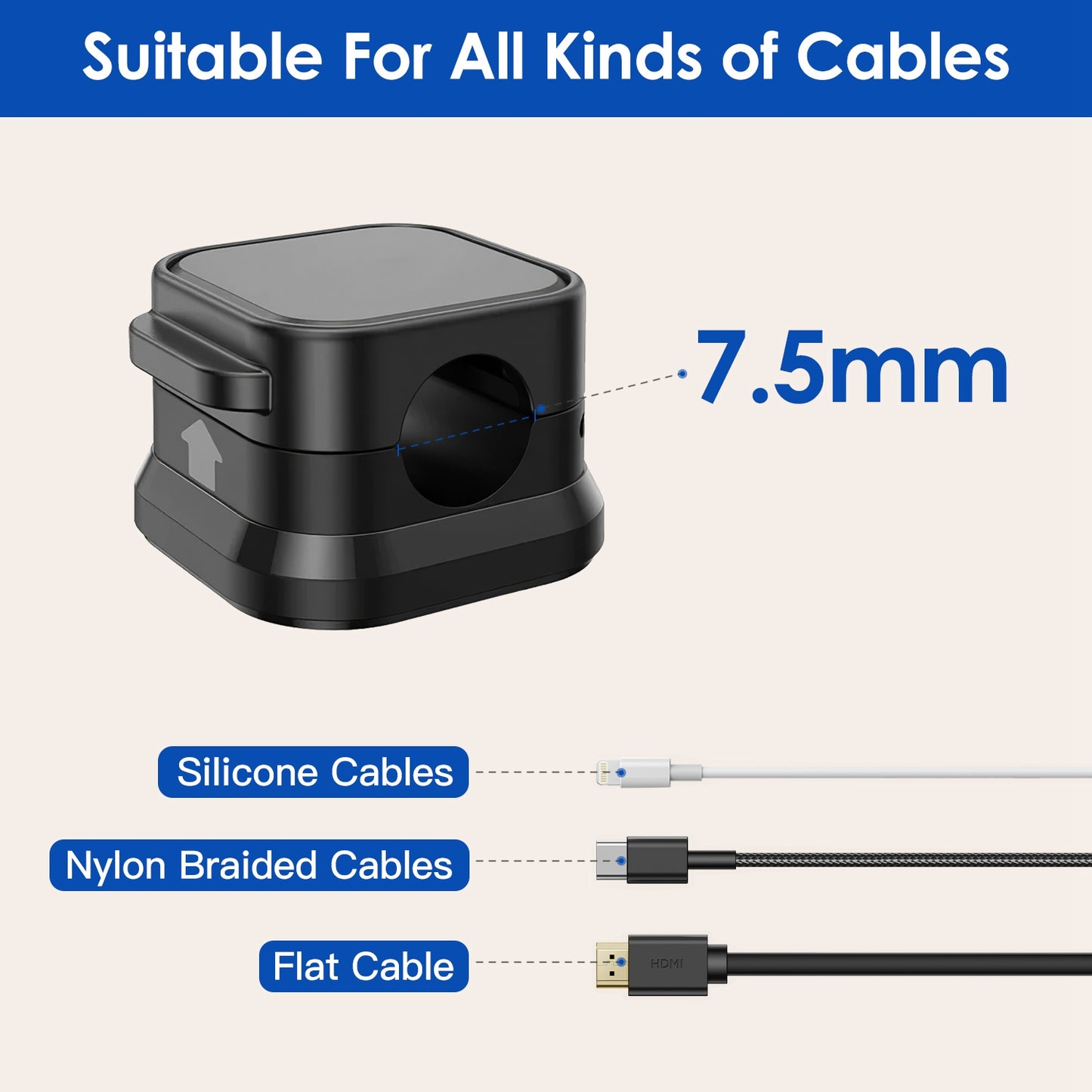Magnetic Cable Organizer